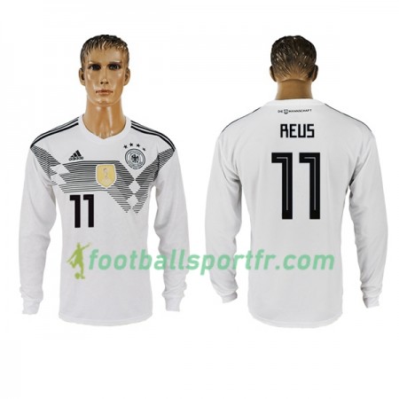 Tenue Allemagne Reus 11 Domicile Coupe du monde 2018 Maillot de Foot ML